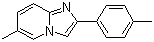 结构式 CAS# 88965-00-8, 6-甲基-2-(4-甲基苯基)咪唑[1,2-a]吡啶