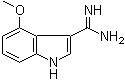 structure of CAS# 889944-24-5, 4-Methoxy-1H-indole-3-carboximidamide