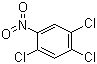 structure of CAS# 89-69-0, 1,2,4-Trichloro-5-nitrobenzene;5-Nitro-1,2,4-trichlorobenzene; 2,4,5-Trichloro nitrobenzene