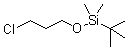 structure of CAS# 89031-82-3, tert-Butyl-(3-chloropropoxy)dimethylsilane;1-(tert-Butyldimethylsilyloxy)-3-chloropropane; 3-(tert-Butyldimethylsiloxy)-1-chloropropane; 3-(tert-Butyldimethylsilyloxy)-1-chloropropane