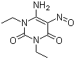 1,3-Diethyl-5-nitroso-6-aminouracil molecular structure (CAS 89073-60-9)