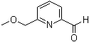 structure of CAS# 890904-66-2, 6-(Methoxymethyl)-2-pyridinecarboxaldehyde