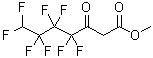 structure of CAS# 89129-69-1, 4,4,5,5,6,6,7,7-Octafluoro-3-oxoheptanoic acid methyl ester