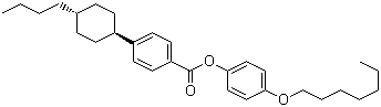 4-Heptyloxyphenyl 4-trans-(4-butylcyclohexyl)benzoate molecular structure (CAS 89331-95-3)