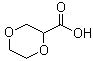 1,4-Dioxane-2-carboxylic acid molecular structure (CAS 89364-41-0)