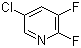2,3-Difluoro-5-chloropyridine molecular structure (CAS 89402-43-7)