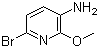 3-Amino-6-bromo-2-methoxypyridine molecular structure (CAS 89466-18-2)