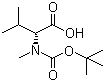 structure of CAS# 89536-85-6, N-[(tert-Butoxy)carbonyl]-N-methyl-D-valine;(R)-2-[(tert-Butoxycarbonyl)(methyl)amino]-3-methylbutanoic acid