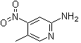 5-Methyl-4-nitro-2-pyridinamine molecular structure (CAS 895520-03-3)