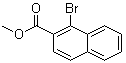 1-Bromonaphthalene-2-carboxylic acid methyl ester molecular structure (CAS 89555-39-5)