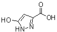 结构式 CAS# 89603-60-1, 5-羟基-1H-吡唑-3-羧酸