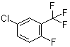 structure of CAS# 89634-74-2, 5-Chloro-2-fluorobenzotrifluoride;4-Chloro-1-fluoro-2-(trifluoromethyl)benzene