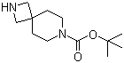 结构式 CAS# 896464-16-7, 2,7-二氮杂螺[3.5]壬烷-7-甲酸叔丁酯