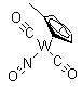 Dicarbonyl[(1,2,3,4,5-eta)-1-methyl-2,4-cyclopentadien-1-yl]nitrosyltungsten molecular structure (CAS 89669-79-4)