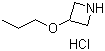 structure of CAS# 897019-55-5, 3-Propoxyazetidine hydrochloride