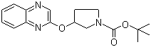 3-(Quinoxalin-2-yloxy)pyrrolidine-1-carboxylic acid tert-butyl ester molecular structure (CAS 897044-97-2)