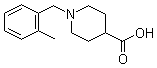 结构式 CAS# 897094-25-6, 1-[(2-甲基苯基)甲基]-4-哌啶甲酸