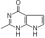 1,7-Dihydro-2-methyl-4H-pyrrolo[2,3-d]pyrimidin-4-one molecular structure (CAS 89792-11-0)