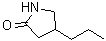 结构式 CAS# 89895-19-2, 4-丙基吡咯烷-2-酮