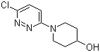 structure of CAS# 89937-26-8, 1-(6-Chloro-3-pyridazinyl)-4-piperidinol;1-(6-Chloro-pyridazino-3-yl)-4-hydroxypiperidine; 1-(6-Chloropyridazin-3-yl)piperidin-4-ol
