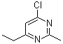 4-Chloro-6-ethyl-2-methylpyrimidine molecular structure (CAS 89966-72-3)