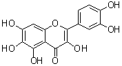 structure of CAS# 90-18-6, 3,3',4',5,6,7-Hexahydroxyflavone;3,5,6,7,3',4'-Hexahydroxyflavone; 6-Hydroxyquercetin; NSC 115916