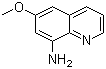 8-氨基-6-甲氧基喹啉分子结构 (CAS 90-52-8)