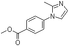 4-(2-Methyl-1H-imidazol-1-yl)benzoic acid methyl ester molecular structure (CAS 900015-35-2)