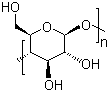 structure of CAS# 9004-34-6, Cellulose microcrystalline;alpha-Cellulose