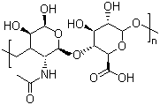 structure of CAS# 9004-61-9, Hyaluronic acid;HA