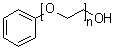 Polyethylene glycol phenyl ether molecular structure (CAS 9004-78-8)