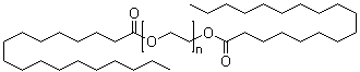 structure of CAS# 9005-08-7, Polyethylene glycol distearate;AM 112; AM 113; Atmer 122; Atmer 123; Atmos 150; Atmul 124; Atmul 67; Atmul P 40S; Cadenax GS 90; Cutina MD; Dracorin GMS; Dub GMS; EG 11; Emalex GMS-F; Emulgator C; Estol 1461; Estol 1462; Excel 150; GMS-SE; Geleol; Glycerin stearate; Glycerin stearic acid ester; Glycerol stearate; Glycerol stearic acid ester; Glyceryl stearate; Imwitor 800; Kemester 6000; Lasemul 92N40; Lexemul 515; Lexemul 530; Margamuls; Monogrol; Monomuls 90S18; Nikkol MGS-F 40; Octadecanoic acid glycerol ester; Pationic 1052; Pationic 1052K; Poem S 200; Poem S 95; Polynol; Precirol Special WL 2155; Precirol WL 2155; Pristerene 4913; Pristerene 4931; Rikemal S 200; Rikemal S 200P; Rikemal S 95; Rylo MD 50; S 200; S 95; Safacid 16/18AM; Safacid 16/18MS; Stearin; Stearine; Stepan GMS S.E; Sunsoft 30; T 4; T 4 (glyceride); Tegin 515; Tegin special; Tegomuls 4100; Tegomuls 90S; Vinlub; Witconol MST