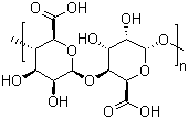 Alginic acid molecular structure (CAS 9005-32-7)