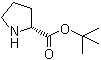 结构式 CAS# 90071-62-8, D-脯氨酸叔丁酯