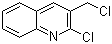 structure of CAS# 90097-52-2, 2-Chloro-3-(chloromethyl)quinoline