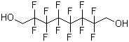structure of CAS# 90177-96-1, 1H,1H,8H,8H-Perfluorooctane-1,8-diol;1H,1H,8H,8H-Dodecafluoro-1,8-octanediol