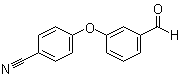 structure of CAS# 90178-72-6, 4-(3-Formylphenoxy)benzonitrile