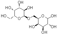 6-O-alpha-D-吡喃半乳糖基-D-吡喃半乳糖分子结构 (CAS 902-54-5)