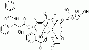7-Xylosyl-10-deacetyltaxol molecular structure (CAS 90332-63-1)