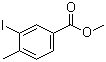 Methyl 3-iodo-4-methylbenzoate molecular structure (CAS 90347-66-3)