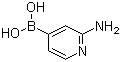 (2-Aminopyridin-4-yl)boronic acid molecular structure (CAS 903513-62-2)