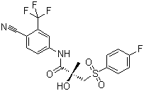 比卡鲁胺分子结构 (CAS 90357-06-5)