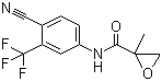 结构式 CAS# 90357-51-0, N-[4-氰基-3-(三氟甲基)苯基]甲基环氧丙烯酰胺