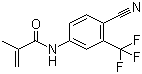 结构式 CAS# 90357-53-2, N-(4-氰基-3-三氟甲基苯基)甲基丙烯酰胺
