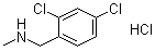 2,4-Dichloro-N-methylbenzenemethanamine hydrochloride molecular structure (CAS 90389-07-4)