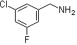 结构式 CAS# 90390-33-3, 3-氯-5-氟苯甲胺