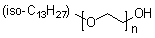 结构式 CAS# 9043-30-5, 异十三醇聚氧乙烯醚