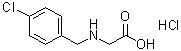 N-[(4-Chlorophenyl)methyl]glycine hydrochloride molecular structure (CAS 90562-54-2)