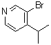 3-溴-4-异丙基吡啶分子结构 (CAS 90731-96-7)
