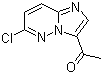 结构式 CAS# 90734-71-7, 3-乙酰基-6-氯咪唑并[1,2-b]哒嗪